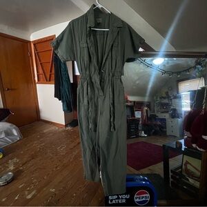 Olive Green Jumpsuit